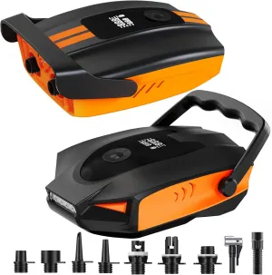50PSI Electric Paddle Board Pump, High Pressure SUP Pump, Electric High Pressure SUP Pump, Dual Stage Inflation & Deflation, Auto-Off, Portable Sup Air Pump, 12V DC Car Connector for Stand Up Boards,