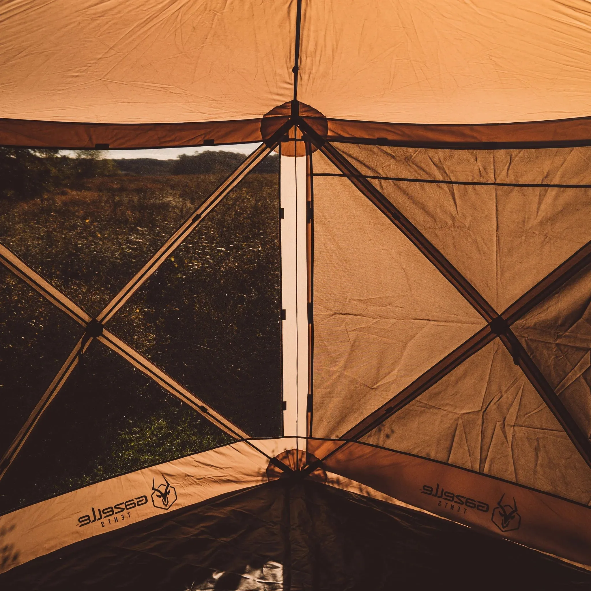 Gazelle Tents G6 6-Sided Portable Gazebo & Wind Panel Combo