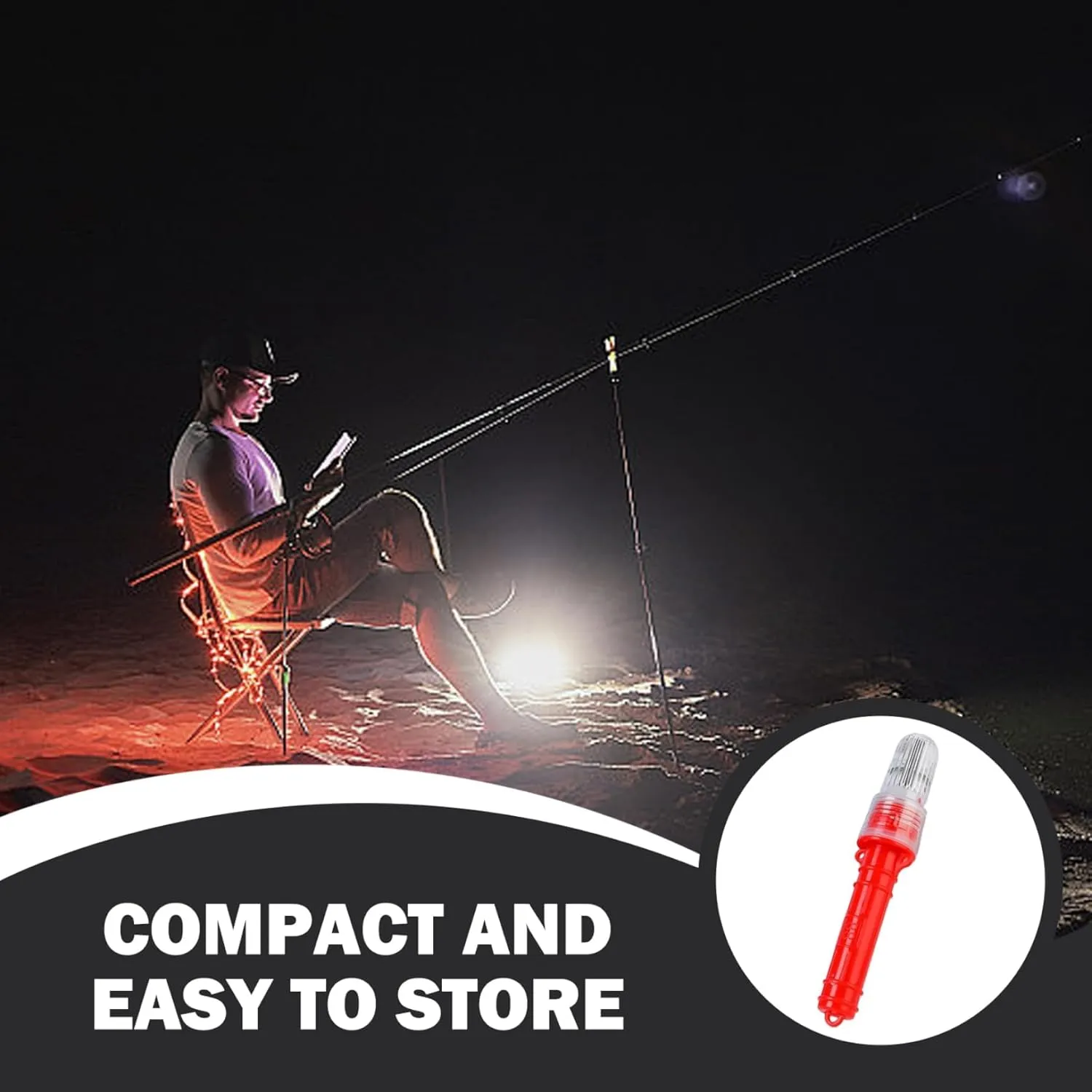 Guard Approved Boat Flares Kit - Auto- Marine Flares for Fishing Boats, Life Rafts & Emergency Signaling (Red-3Pcs)