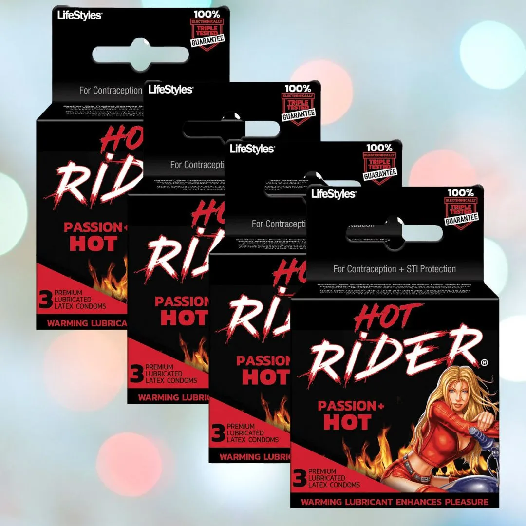 LifeStyles 'Hot Rider' Condoms with Warming Lube 🔥