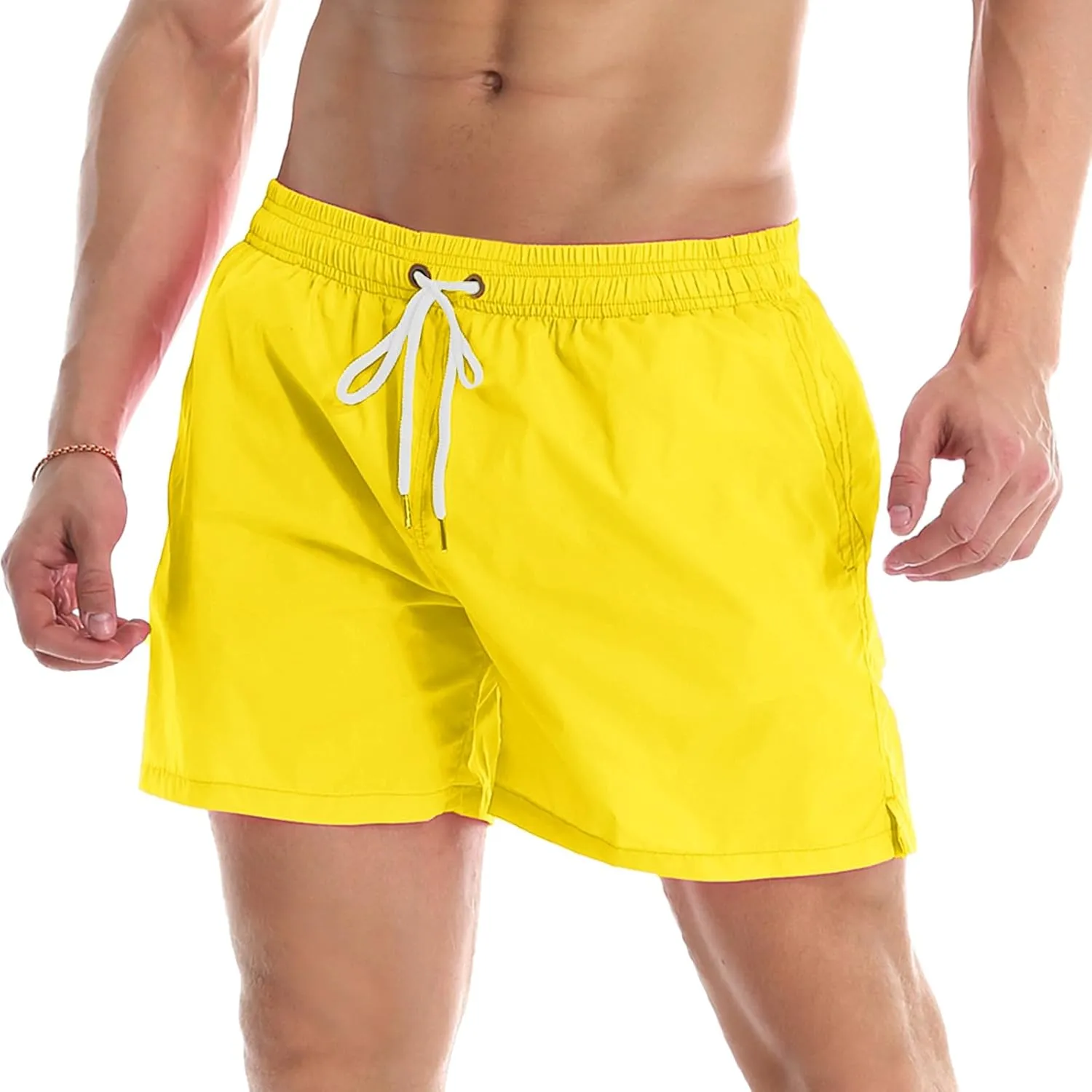 Lncropo Men's Swim Trunks Quick Dry Bathing Suits with Mesh Lining Swimwear Swim Shorts