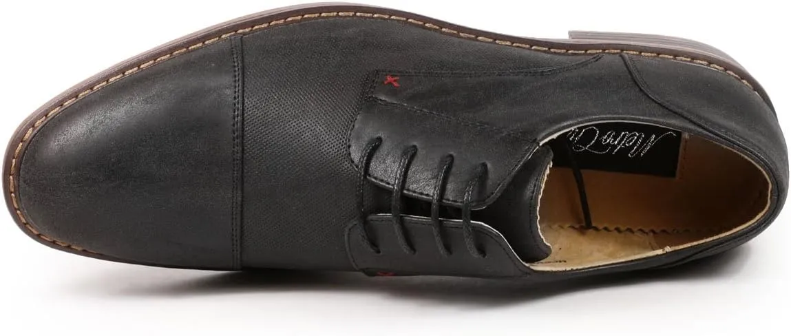 Metrocharm MC600 Men's Lace Up Cap Toe Fashion Classic Dress Shoe