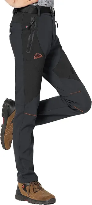 Rdruko Women's Snow Pants Waterproof Insulated Fleece Thermal Ski Hiking Snowboard Pants