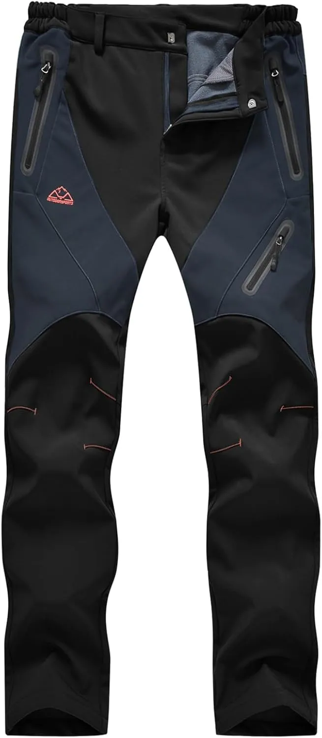 Rdruko Women's Snow Pants Waterproof Insulated Fleece Thermal Ski Hiking Snowboard Pants