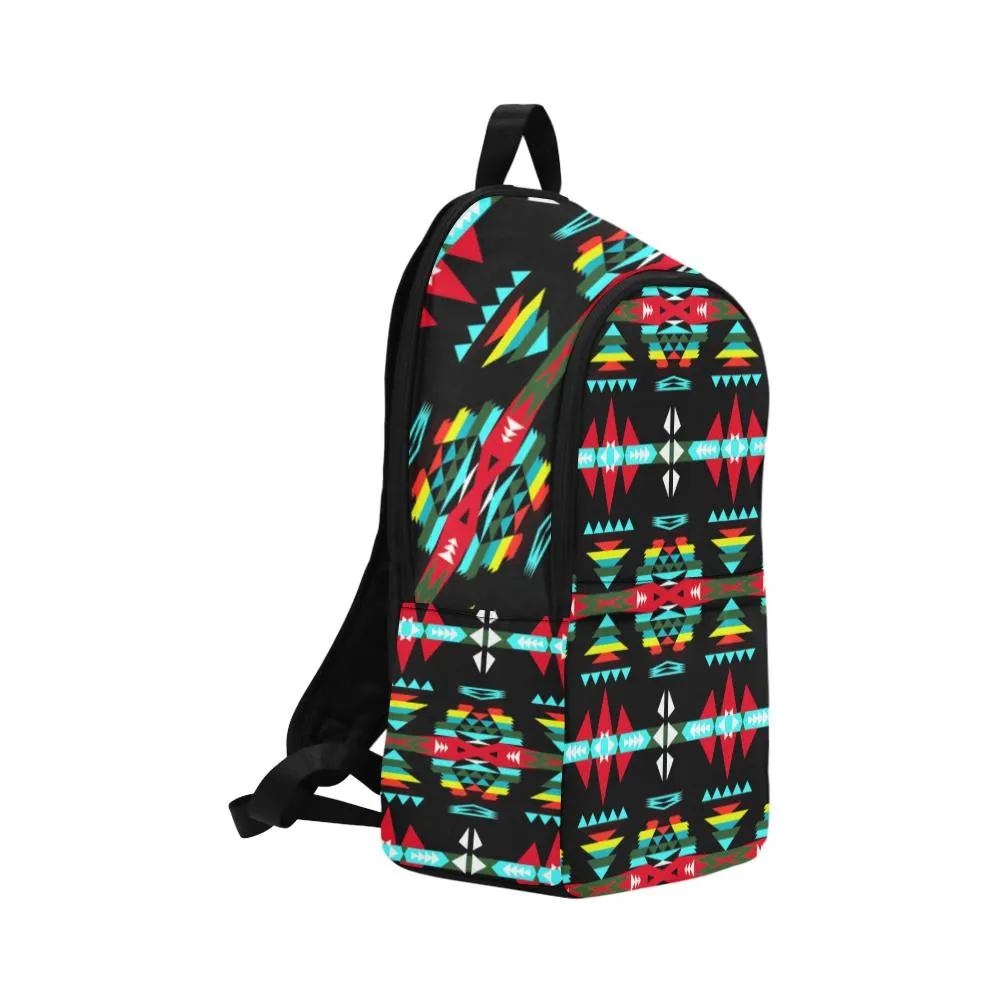 River Trail Sunset Fabric Backpack for Adult