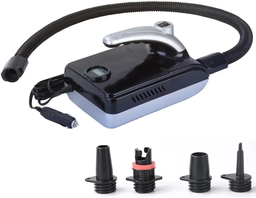 SUP 110W Portable Electric Pressure Air Pump 20PSI Electric Air Pump DC12V for Air Mattresses, Inflatable Boats