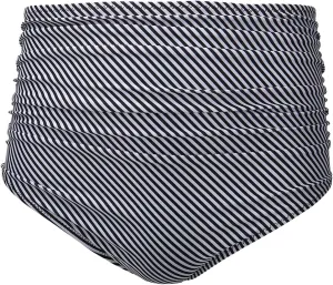 Tempt Me Women High Waisted Bikini Bottom Retro Ruched Swim Bottom Shirred Tankinis Brief
