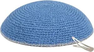 Zion Judaica Bulk Knitted Kippahs 16cm Quality Knit Handmade Kippots Cotton Yarmulkes 6.3"